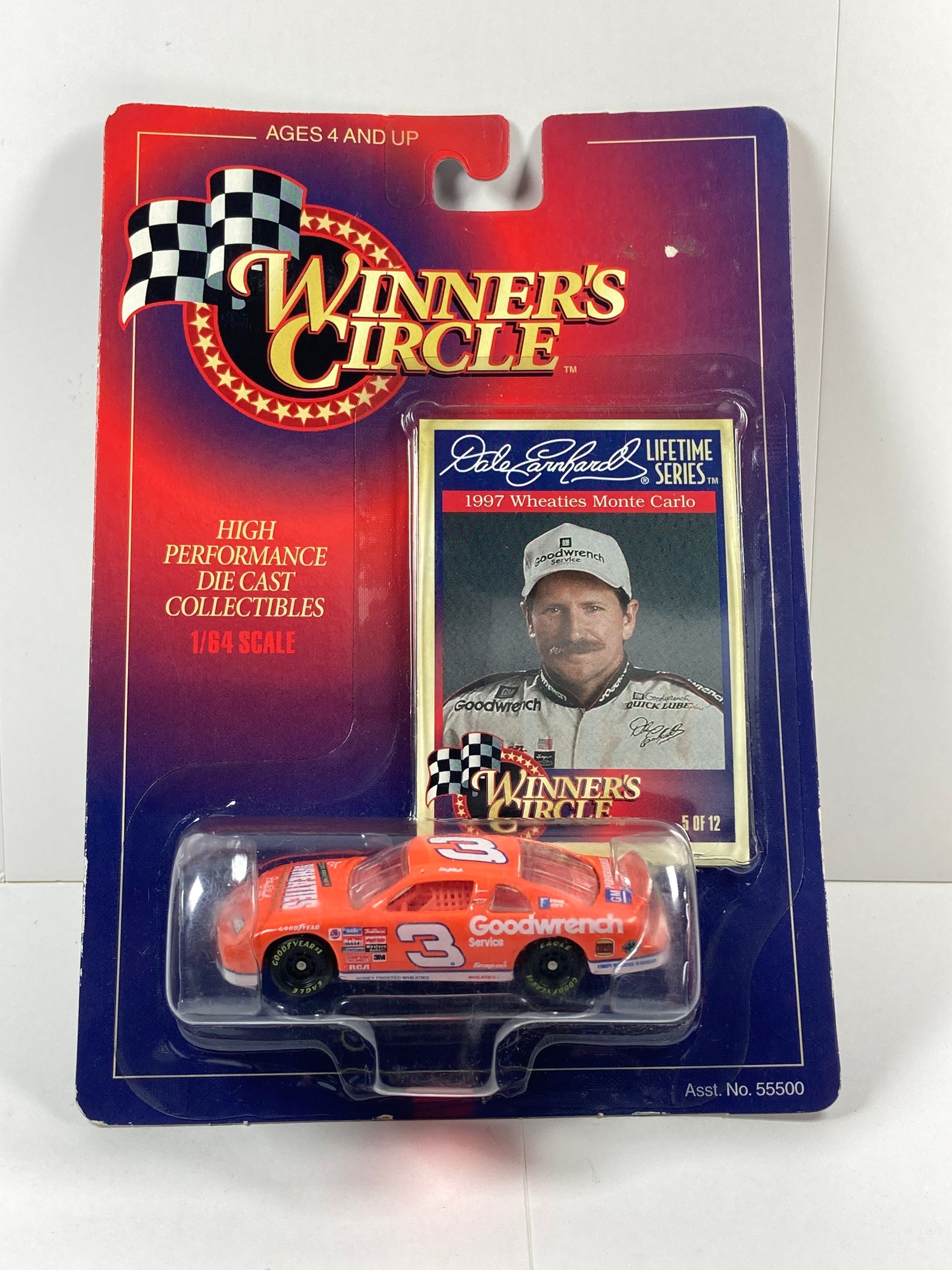 Dale Earnhardt Winners Circle 1997 Nascar 1:64 Car #3 Wheaties