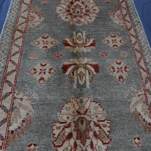 4.2 x 2.7 Ft, Vintage Turkmen Bokhara Rug, Afghan Handmade Wool Faded Antique rug, Oriental Afghan Rug, Rug for Bedroom, Living Room Rug