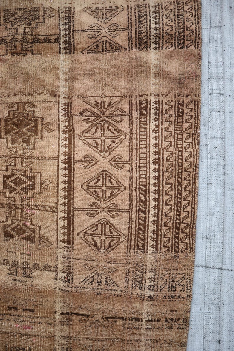 Rug Design Guide Hand-knotted Afghan Turkmen Rug, Geometric Diamond Design, Low Pile ...
