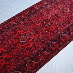 25 x 2.8 feet long Runner Top Quality Stunning Long Handmade Afghan Turkoman Runner, Hall way Runner, Bukhara Wool runner ,HandmadeRugs