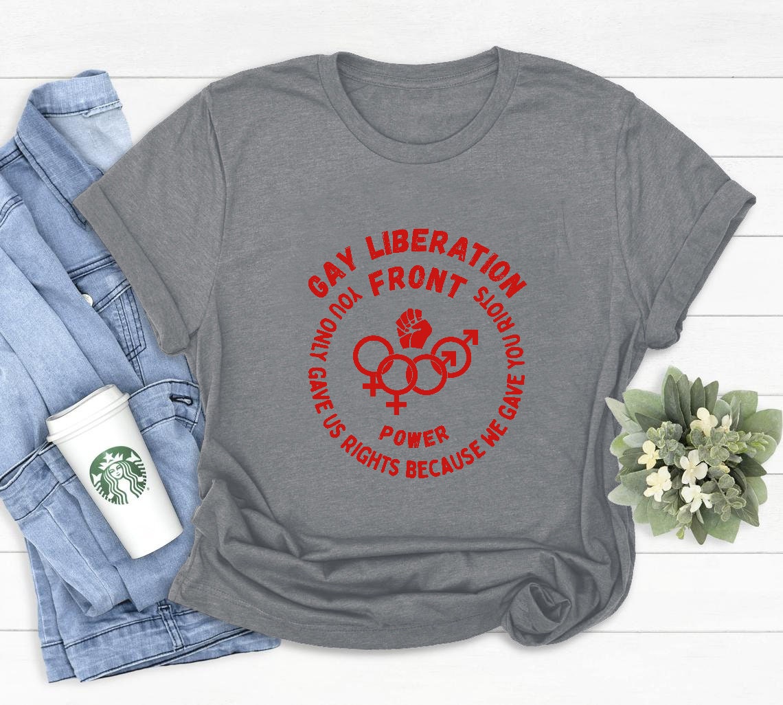 Gay Liberation Front T Shirt Oversized Gift T shirt | Etsy