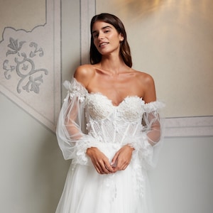 Wedding Gown,Wedding Dress,Bridal Gown,Bridal Dress,Tulle Wedding Dress, Lace Bridal Gown, Ivory Bridal Gown, Hellenistic Bridal Gown