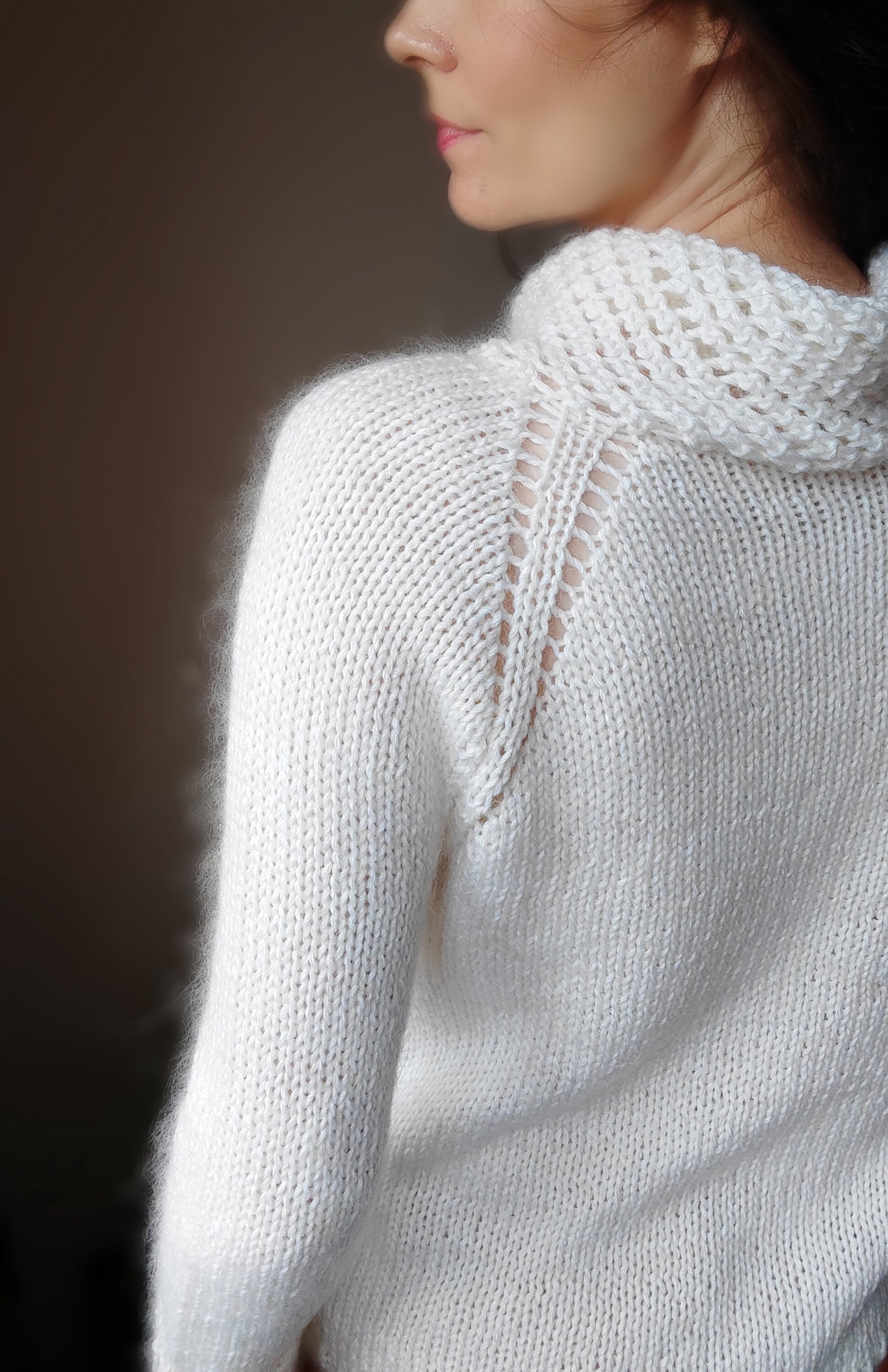 Albatross Knit Pattern PDF pattern Wzór PDF na sweter od góry na ...