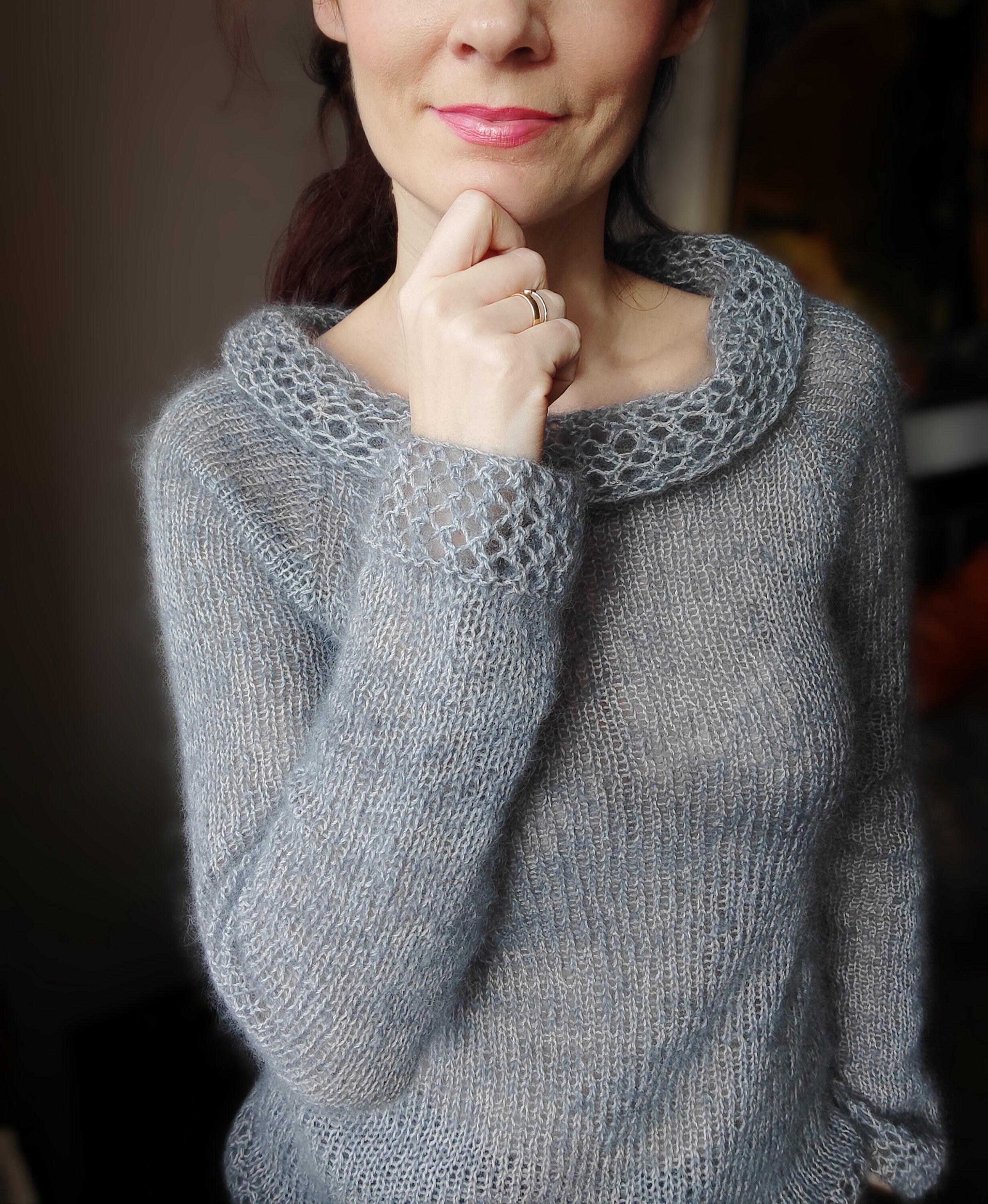 Knitting Pattern Bottomup Sweater in the Round Pullover Etsy UK
