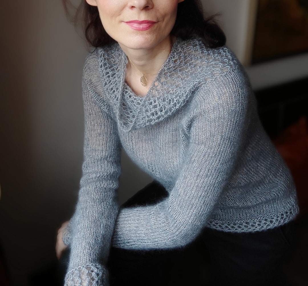 Knitting Pattern Bottomup Sweater in the Round Pullover Jumper Knit