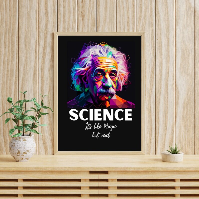 The Orbes of Mr. Einstein  Wall Art  with Hand painted main image 0