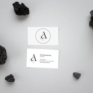 Editable Business Card Template, Instant Download, Printable, Business Card Template, Editable Card, Editable Card, Canva Template