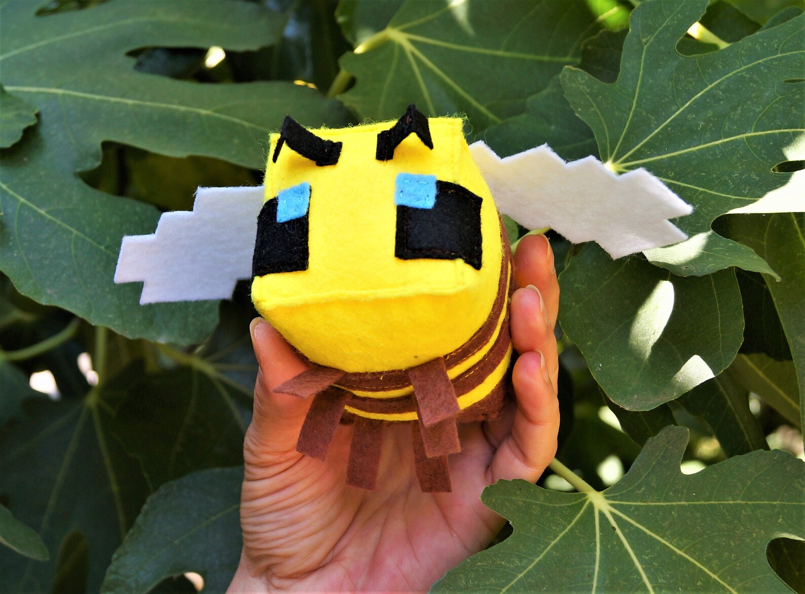 Minecraft Bee Mini Plush Toy 4 Handmade Plush Toy | Etsy
