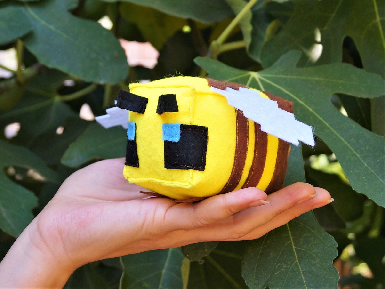 Minecraft Bee Mini Plush Toy 4 Handmade Plush Toy | Etsy