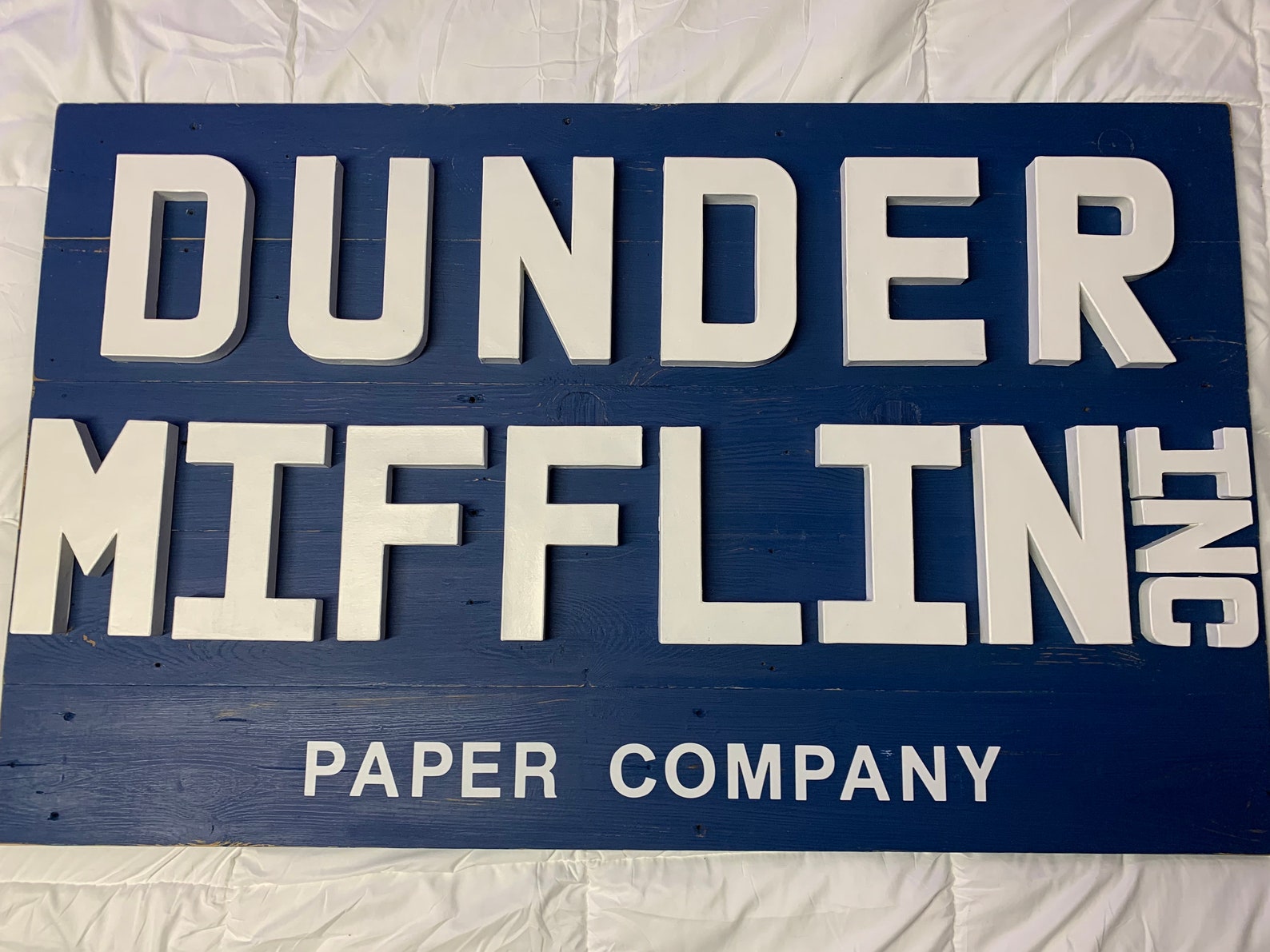 Dunder Mifflin & Paper Company The Office Wooden Sign | Etsy