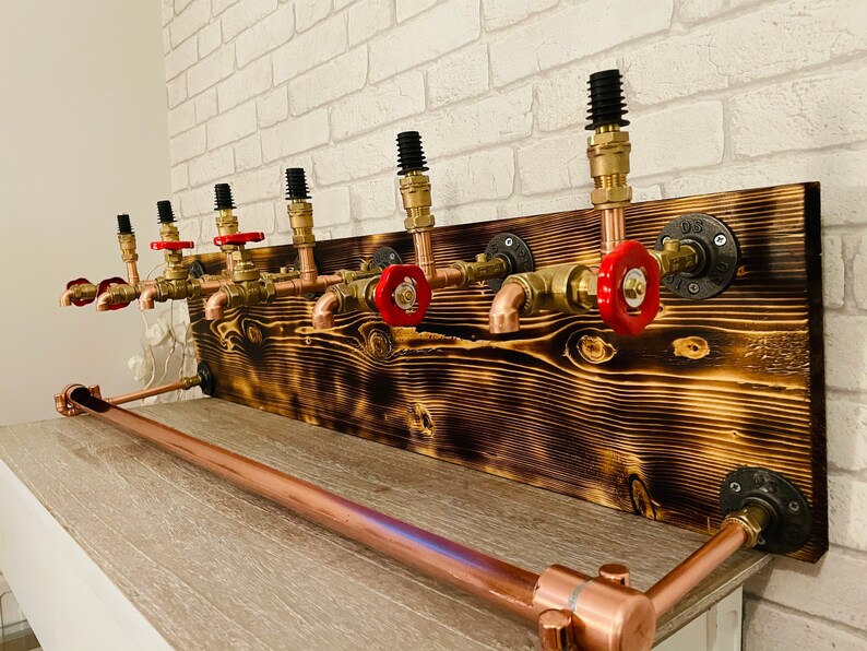 The Tapster Saloon Bar Copper Drinks Dispenser Optics man Etsy UK