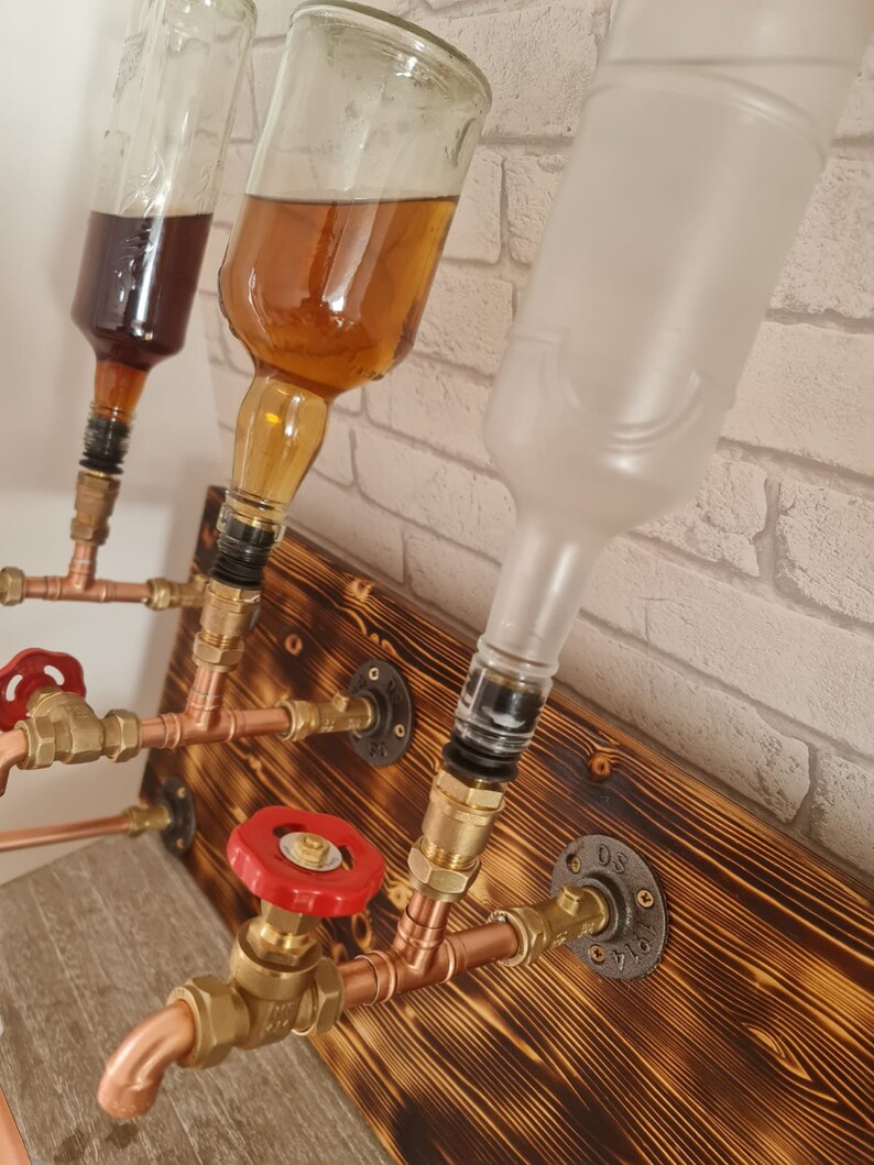 The Tapster Saloon Bar Copper Drinks Dispenser Optics man Etsy UK