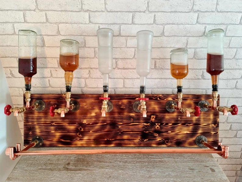 The Tapster Saloon Bar Copper Drinks Dispenser Optics man Etsy UK