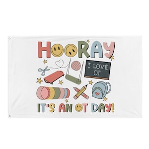Occupational Therapy Tapestry, OT Wall Art, Occupational Therapist Wall Decor