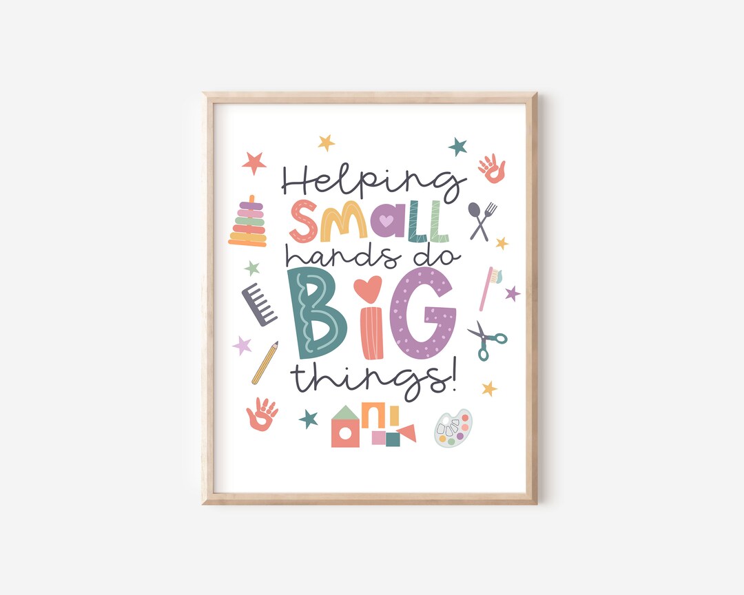 Pediatric Occupational Therapy Digital Art Print, OT Wall Art ...
