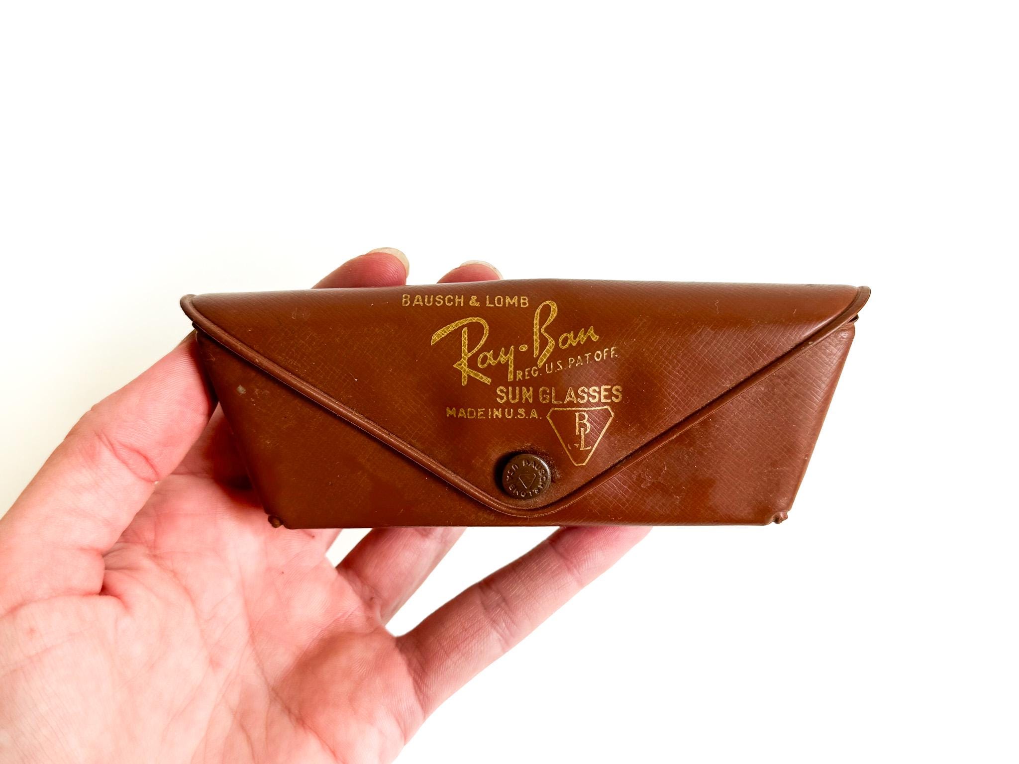 2 RayBan Clip On Gold Tone Frame Bausch & Lomb Club W/ Case 1980s 1990s Vintage Ray Ban Clip On In Vintage Sunglasses for sale | eBay main image 3