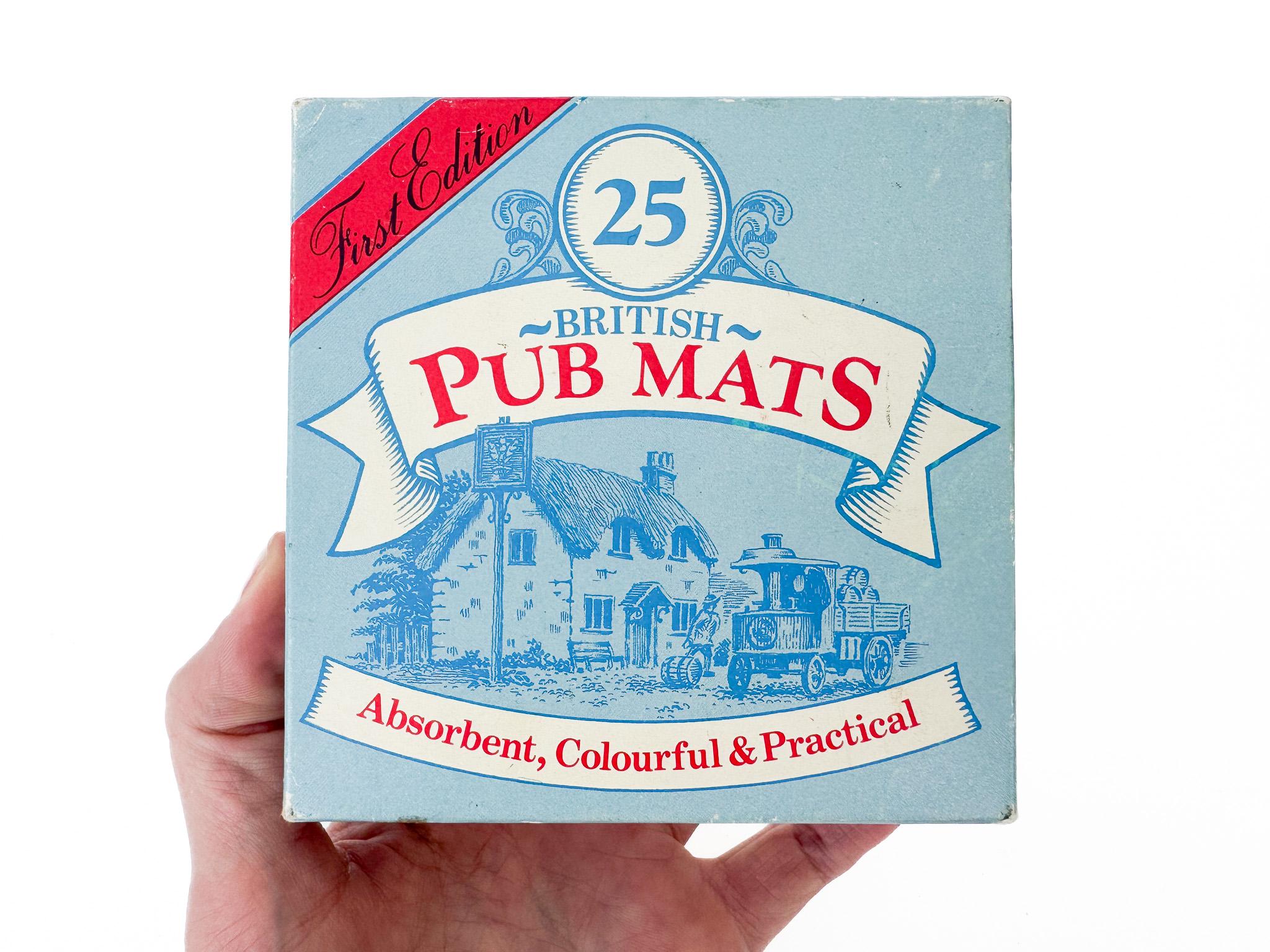 Vintage First Edition British Pub Coasters - Selfridges Barware - Etsy ...