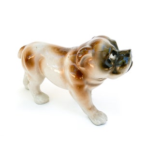 1920s Vintage Bulldog Ceramic Statue Sculpture Made in 1920s Vintage Bulldog Ceramic Statue Sculpture Made in