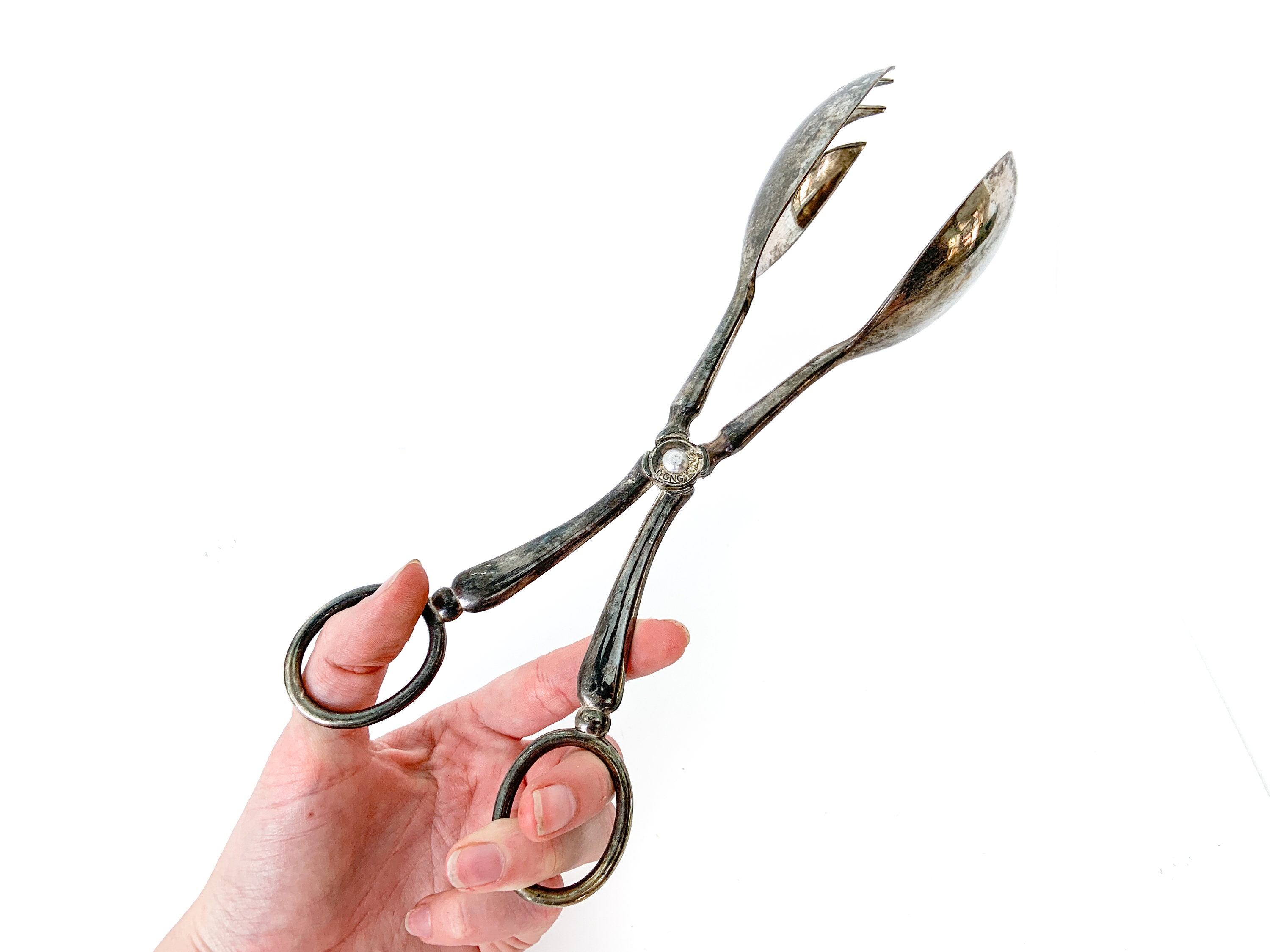 Vintage EP Zinc Alloy Silver Plate Dinner Serving Utensil
