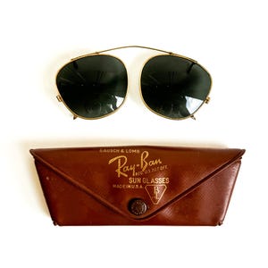 Bausch and Lomb Ray Ban Sunglasses and Case - Etsy