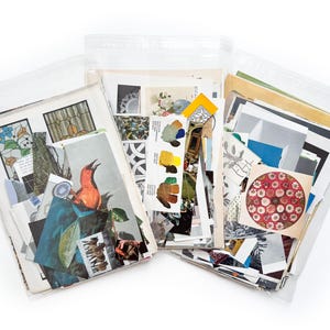 100+ Piece Ephemera Collage Pack: Vintage NAT GEO & LIFE Magazine