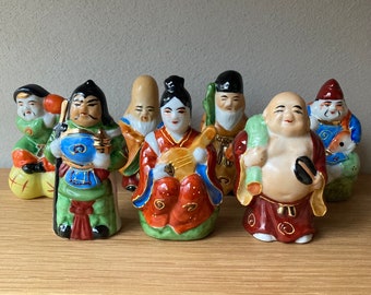 Japanese Seven Lucky Gods ( Small Size ), Shichifukujin, Made in