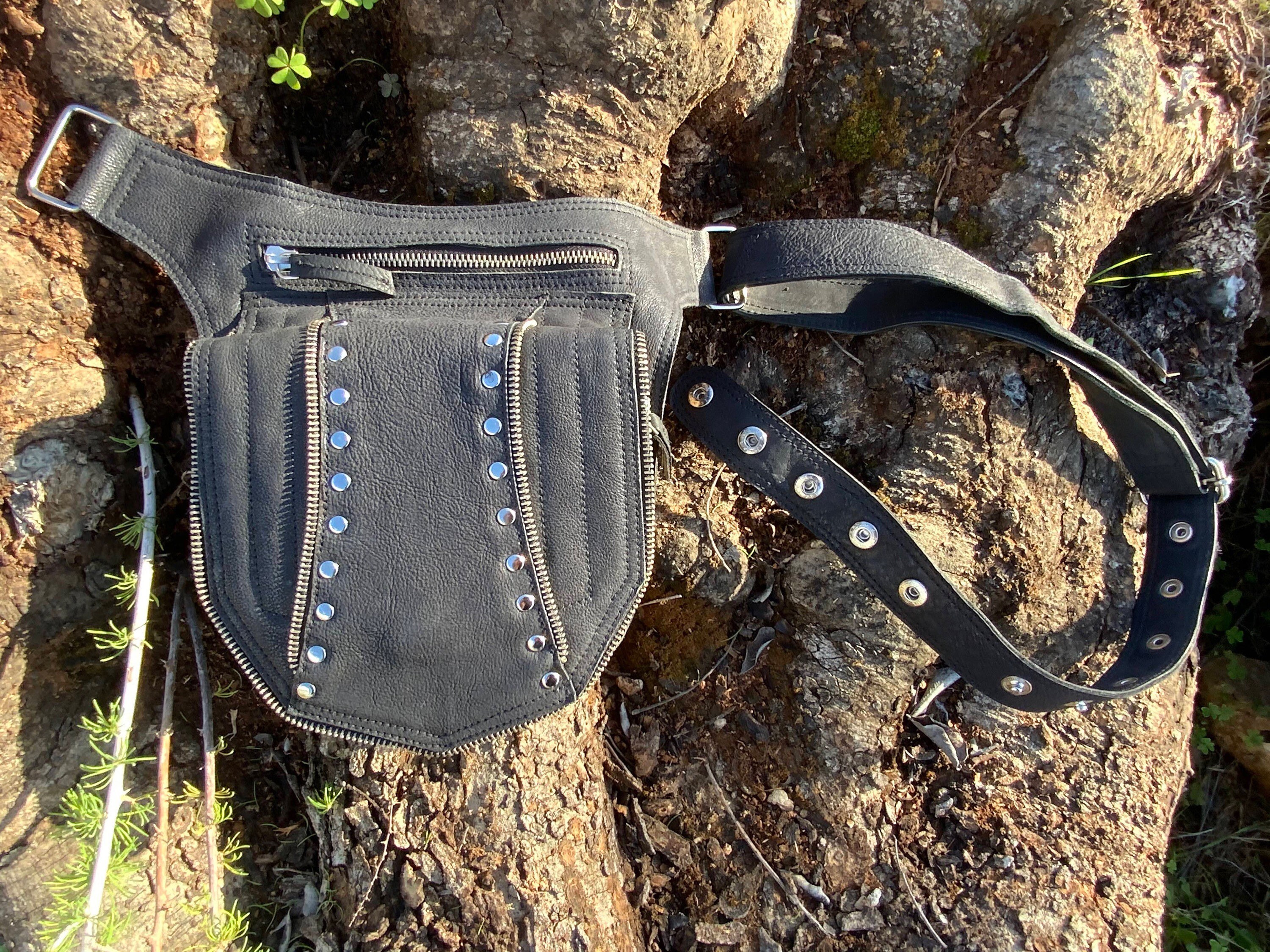 HIP BELT BAG Women Leather Belt Travel Waist Purse High Etsy