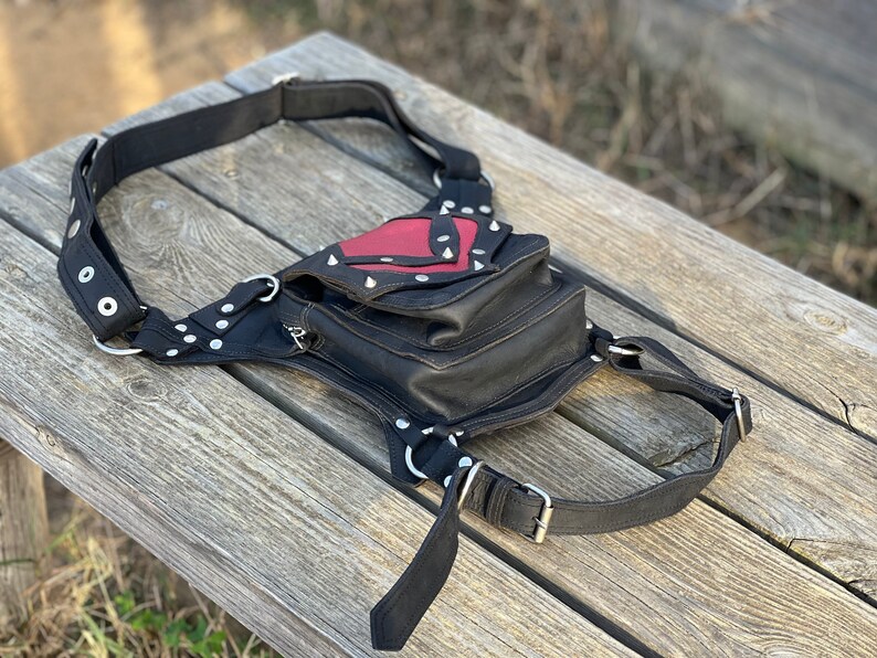 Leg Holster Hip Bag Burning Man Bag Steampunk Hip Bag Etsy Australia