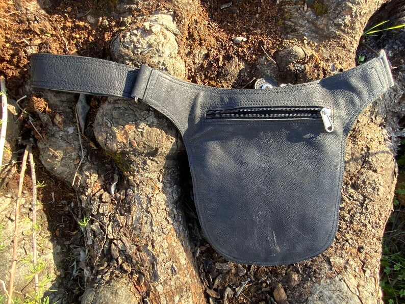 HIP BELT BAG Women Leather Belt Travel Waist Purse High Etsy