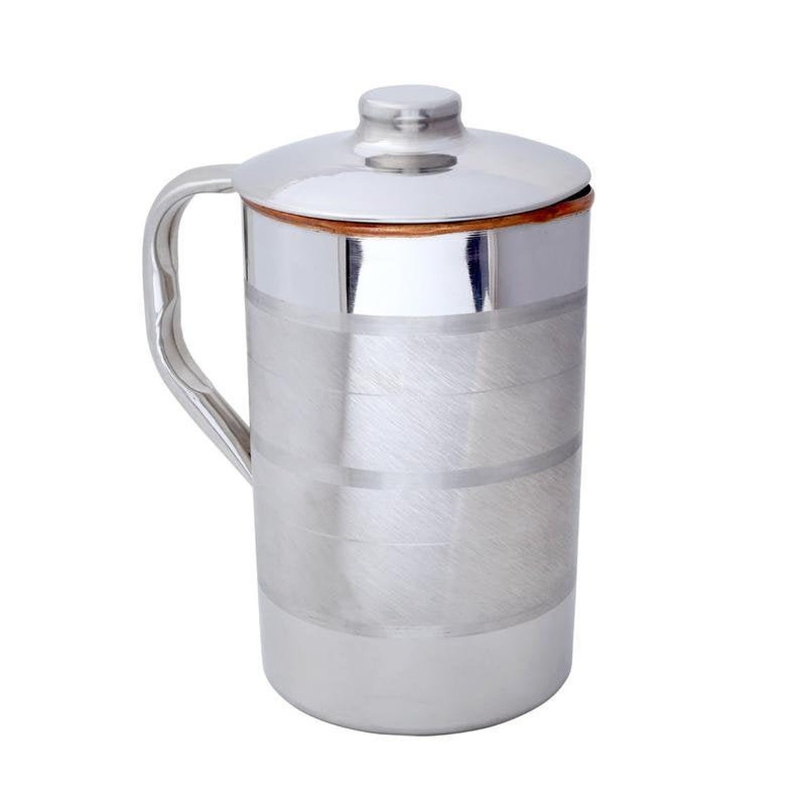 Copper Steel Water Ayurveda Yoga Health Benefit Jug Set With Etsy UK