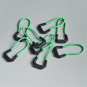 10pcs Zipper Pulls Cord Ends Strap Lariat For Hiking Camping Backpack Garment Apparel Bag DIY Zipper Parts Accessories