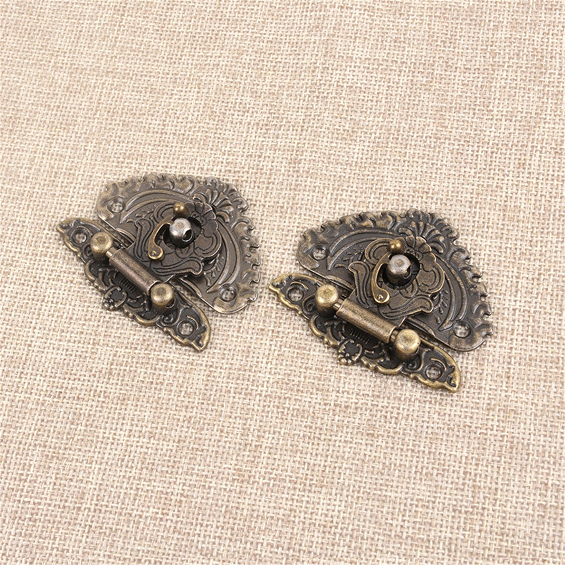 10pcs Metal Lock Clasp Jewelry Box Gift Latches Clasp Hasp Etsy