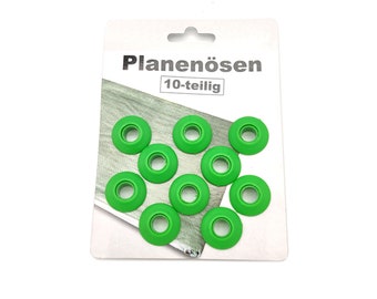 10pcs Eyelet Hole Plastic Self Sealing Snap Eyelets Grommet pour réparer bâche Groundsheet Outdoor Tent Buckle