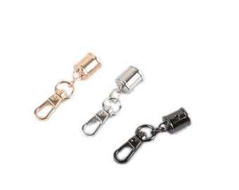 4pcs Snap Hook Swivel End Stopper Bell Cord Rope Cords voor Handtas