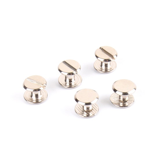 10pcs New Binding Chicago Screws Metal Nails Studs Rivets For