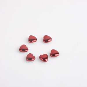 10pcs 10mm Various Colors Heart Shape Chicago Screw Metal Screw Rivet for Leather Belt Chicago Book Binding Screw