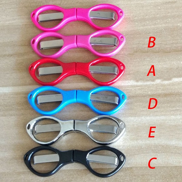 3pcs stainless steel scissors, foldable scissors, 8-shaped glasses scissors, travel portable stretching scissors