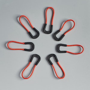 10pcs Cremallera Tira de los extremos del cordón Correa Lariat para senderismo Mochila de camping Prenda de vestir Bolsa de ropa DIY Zipper Partes Accesorios imagen 1