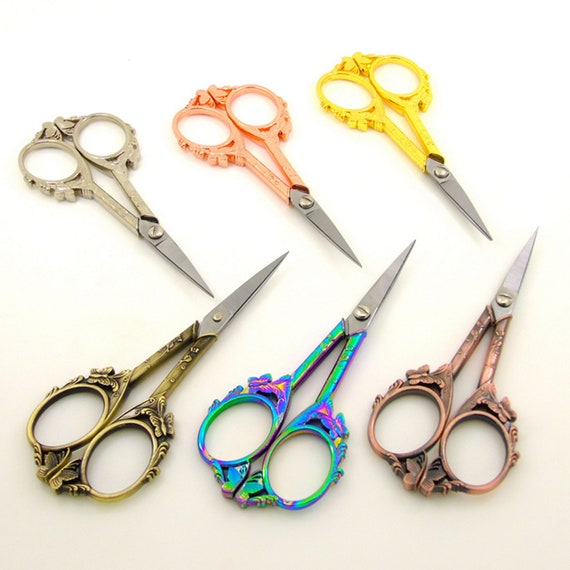 2pcs Embroidery Scissors, Cute Scissors, Sewing Scissors, Needlework  Scissors, Steel Scissors, Small Scissors Butterfly Scissors 