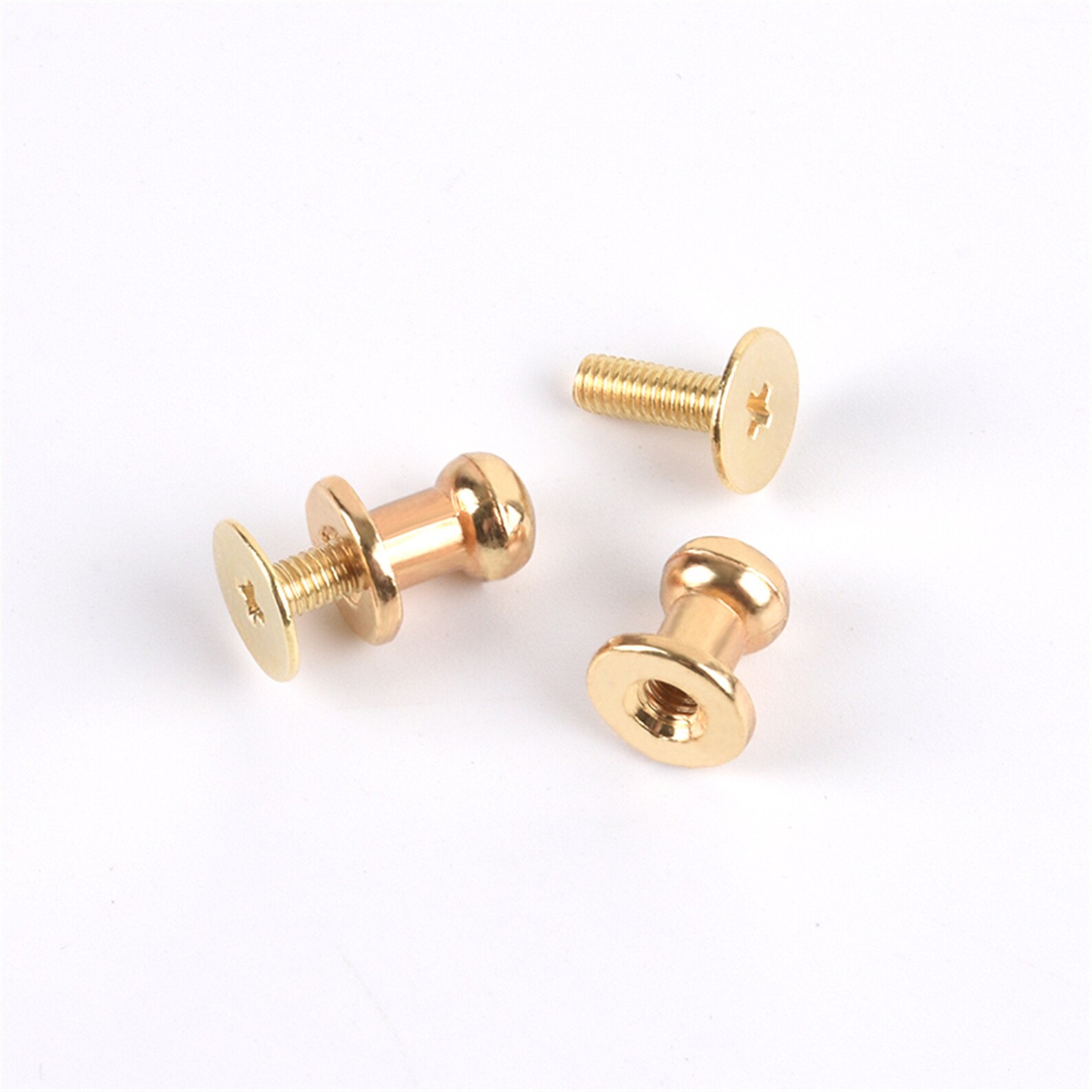 Gold Color Leather Screw Button Rivets for Bagsa Set of 10 Etsy
