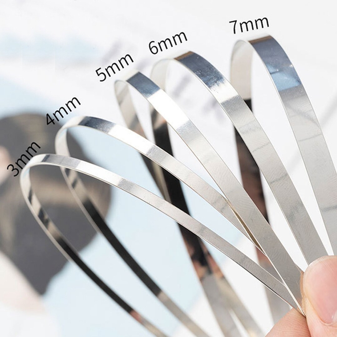 10 Pcs Blank Hair Band,stainless Steel Headband,plain Headband,hair