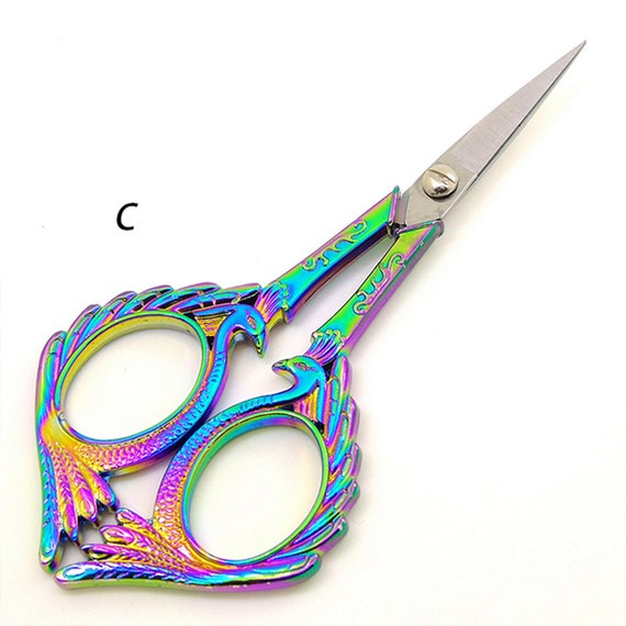 2pcs Embroidery Scissors, Cute Scissors, Sewing Scissors, Needlework  Scissors, Steel Scissors, Small Scissors Butterfly Scissors 