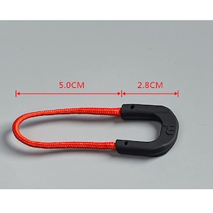 10pcs Zipper Pulls Cord Ends Strap Lariat For Hiking Camping Backpack Garment Apparel Bag DIY Zipper Parts Accessories image 2
