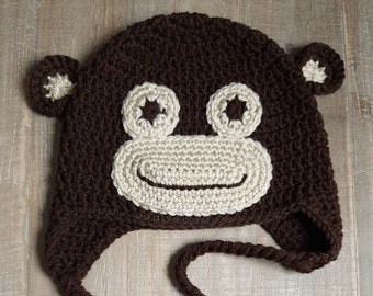 Monkey Winter Hat - Etsy