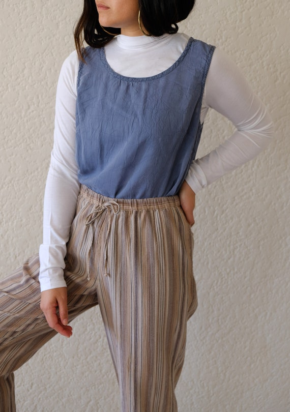 Vintage Drawstring easy pants / lounge / minimal c