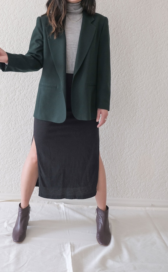 Vintage Pendelton Wool Blazer / minimal vintage /