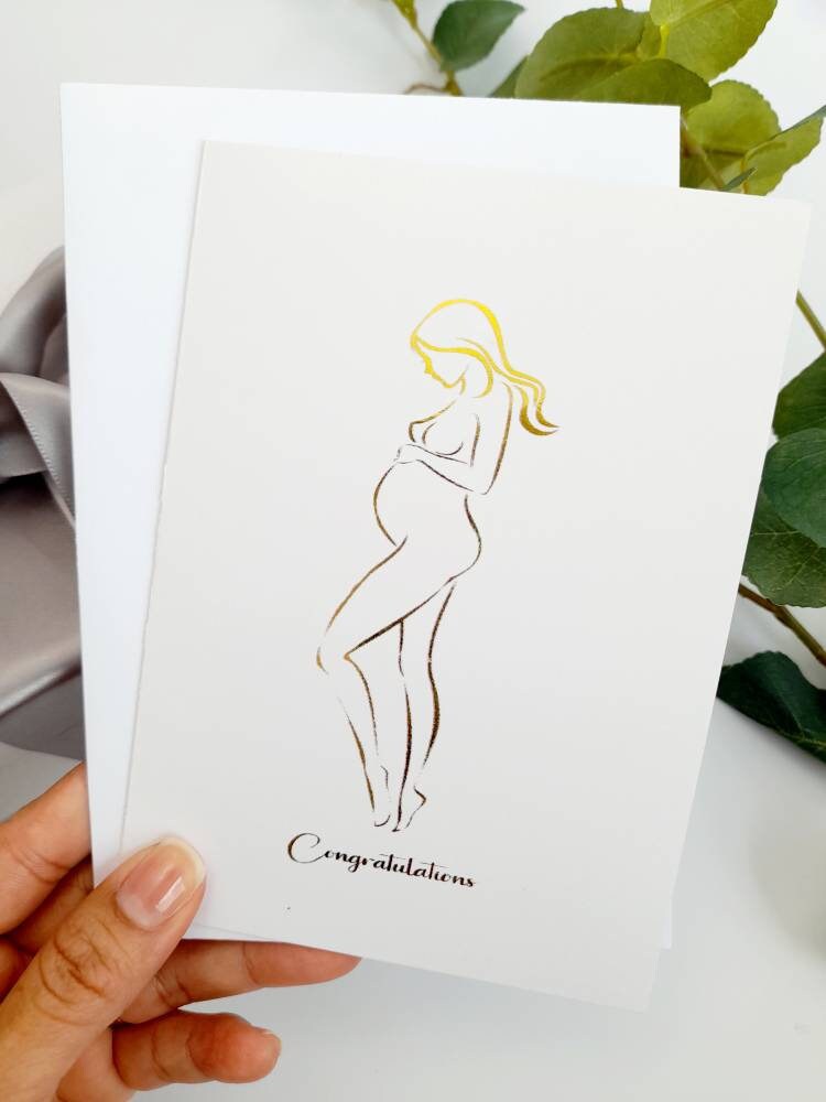 Personalised Mum To Be Card Maternity Card Minimalist Baby Etsy
