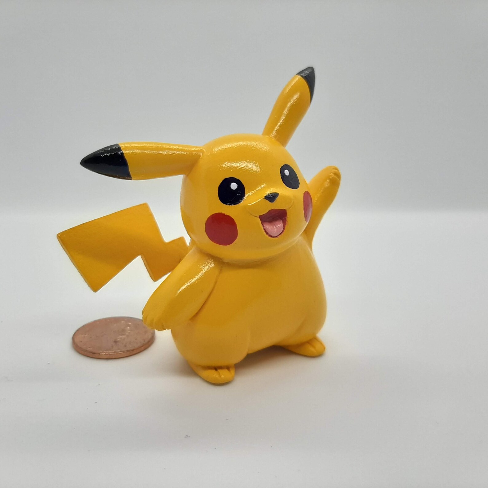Pikachu Polymer Clay Figure Etsy