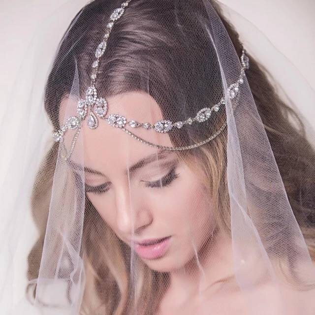Jeweled Hair Chain - Etsy Jeweled Hair Chain - Etsy