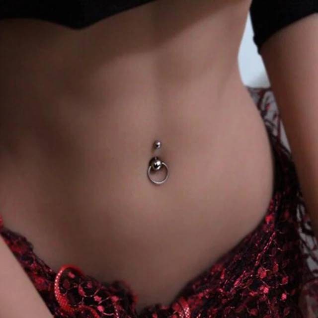 Surgical Steel Crystal Navel Piercings Belly Button Ring Women Sexy Body  Jewelry